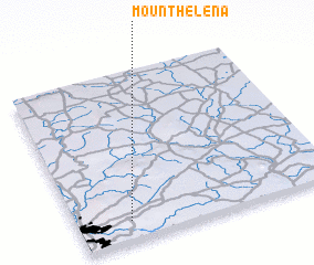 3d view of Mount Helena