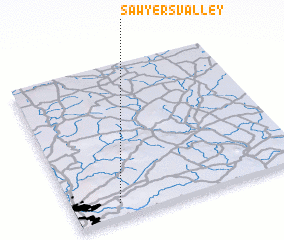 3d view of Sawyers Valley