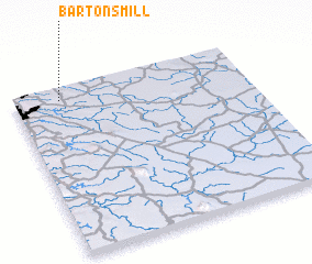 3d view of Bartons Mill