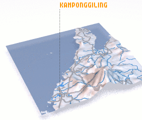 3d view of Kampong Giling
