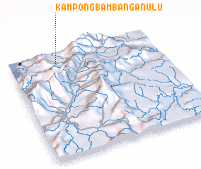 3d view of Kampong Bambangan Ulu