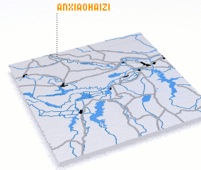 3d view of Anxiaohaizi
