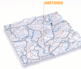 3d view of Jiantoudu