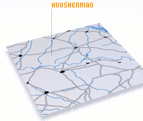 3d view of Huoshenmiao