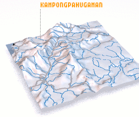 3d view of Kampong Pahugaman