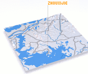 3d view of Zhouxijie