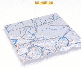3d view of Baimamiao