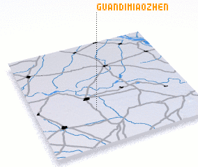 3d view of Guandimiaozhen