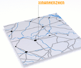 3d view of Xinanmenzhen