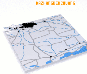 3d view of Dazhangbenzhuang