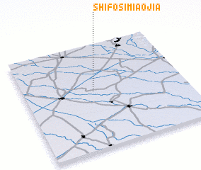3d view of Shifosimiaojia