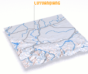 3d view of Lüyuanqiang