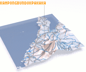 3d view of Kampong Bunduk Pakaka