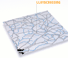 3d view of Lloyd Crossing