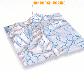 3d view of Kampong Kiporing