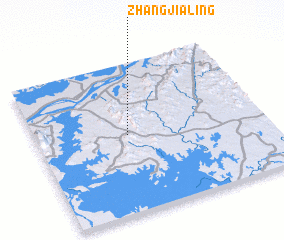 3d view of Zhangjialing