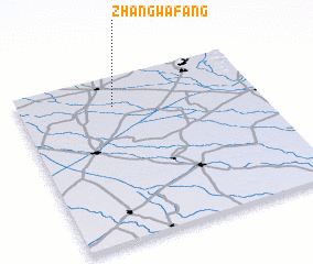 3d view of Zhangwafang