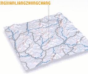 3d view of Shichengxianliangzhongchang