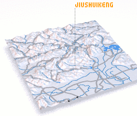 3d view of Jiushuikeng