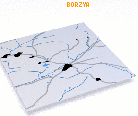 3d view of Borzya