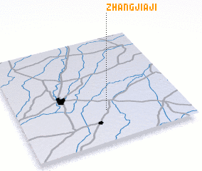 3d view of Zhangjiaji