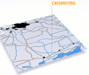 3d view of Caishuiying
