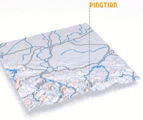 3d view of Pingtian