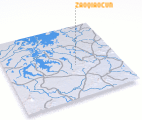 3d view of Zaoqiaocun