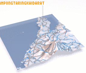 3d view of Kampong Taringkai Darat