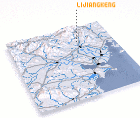 3d view of Lijiangkeng