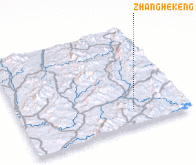 3d view of Zhanghekeng