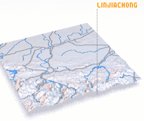 3d view of Linjiachong