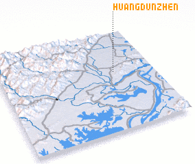 3d view of Huangdunzhen