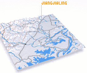 3d view of Jiangjialing