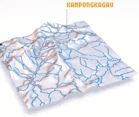 3d view of Kampong Kagau