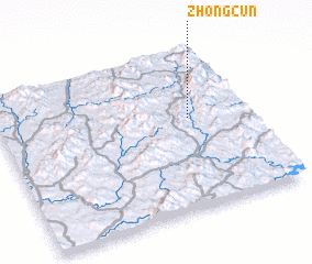 3d view of Zhongcun