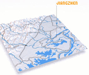 3d view of Jiangzhen