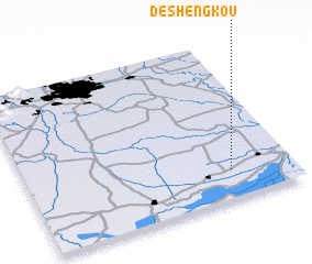 3d view of Deshengkou