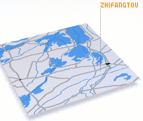 3d view of Zhifangtou