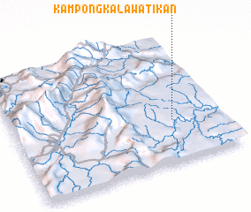 3d view of Kampong Kalawatikan