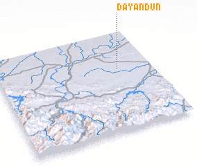 3d view of Dayandun