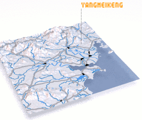 3d view of Yangmeikeng