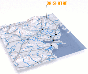 3d view of Baishatan