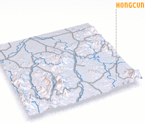 3d view of Hongcun