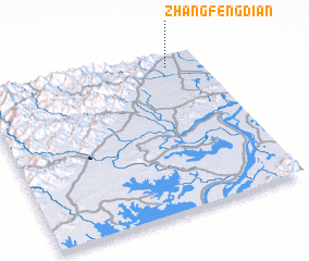 3d view of Zhangfengdian