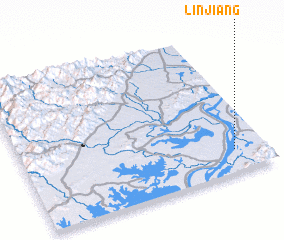3d view of Linjiang