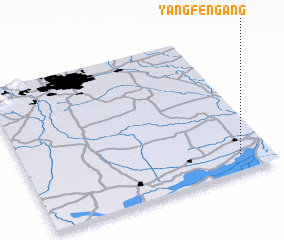 3d view of Yangfengang