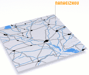 3d view of Nanweizhou