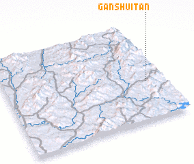 3d view of Ganshuitan