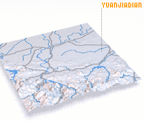 3d view of Yuanjiadian